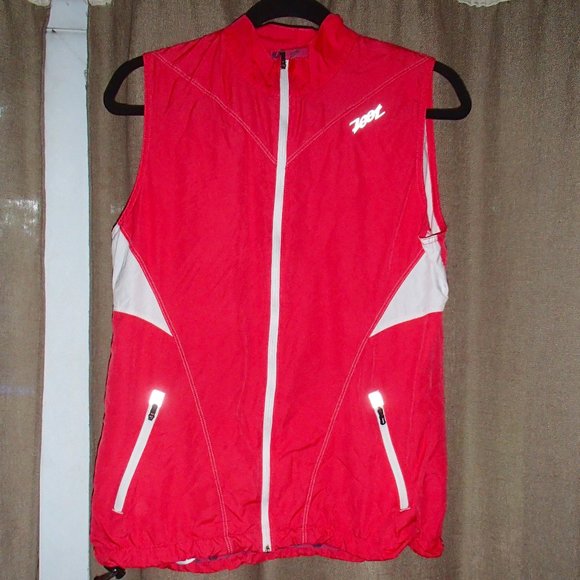 Zoot pink running vest, reflective - Picture 1 of 3